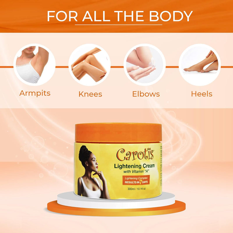 Carotis 7 Days Brightening Cream with vitamin A 300ML