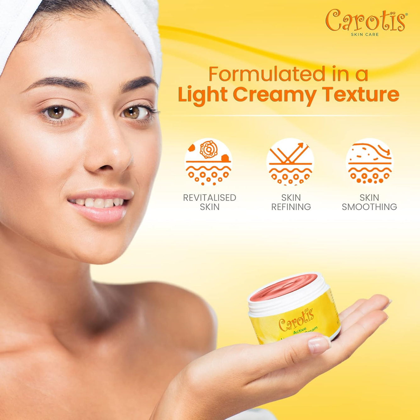 Carotis 7 JOURS Crème Éclaircissante Active à la Vit-A 100 ml 