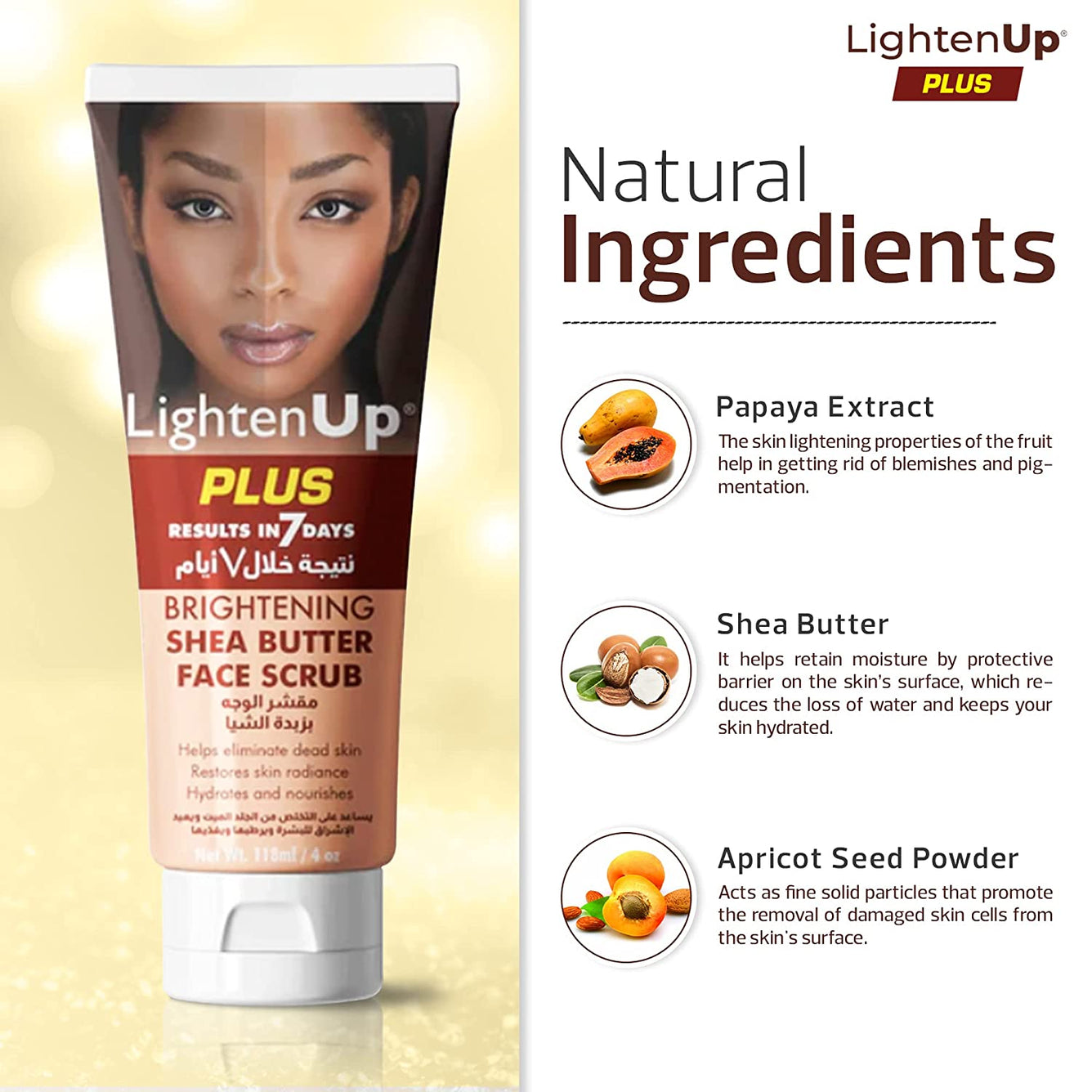US LightenUp Face Wash 4 oz