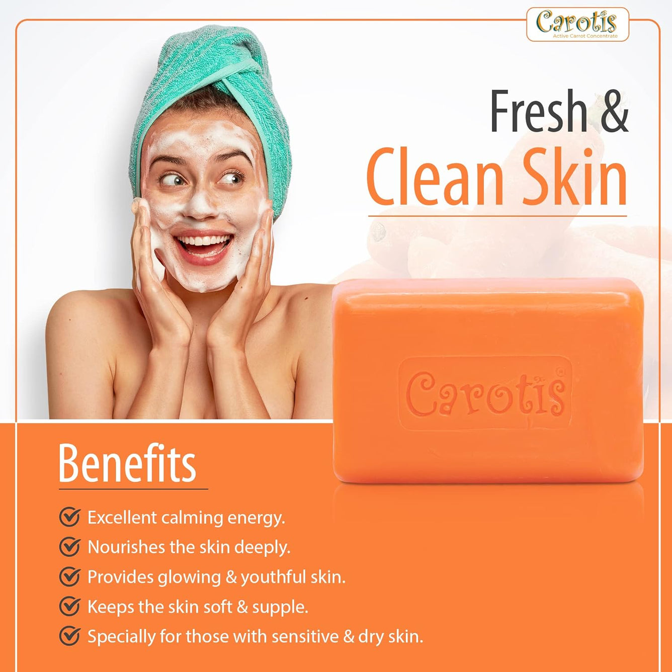 Carotis Beauty Soap 200 Gr