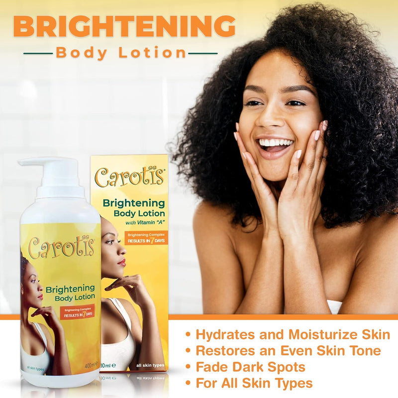 Carotis Brightening Body Lotion With Vitamin A 400ml / 14.10 fl oz