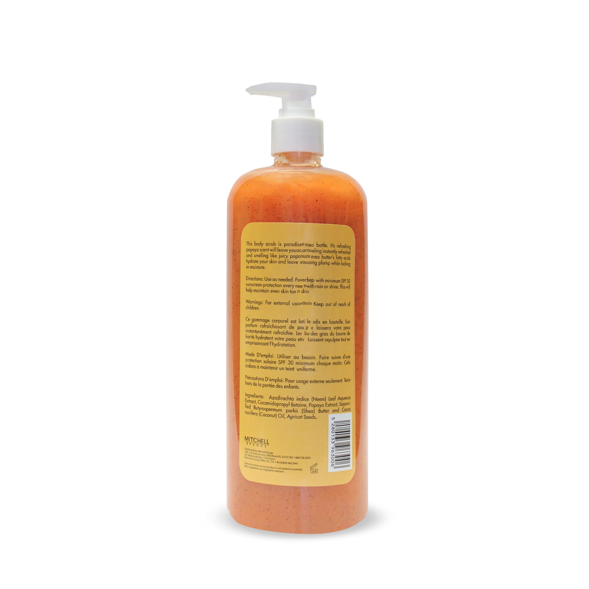 Organic Extract of Papaya Exf Shower Gel 1000ml