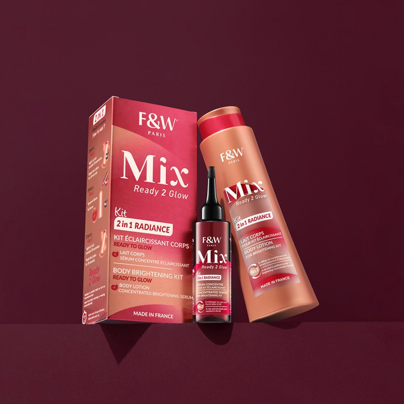 FW MIX Brightening KIT Body lotion and Serum 400ml