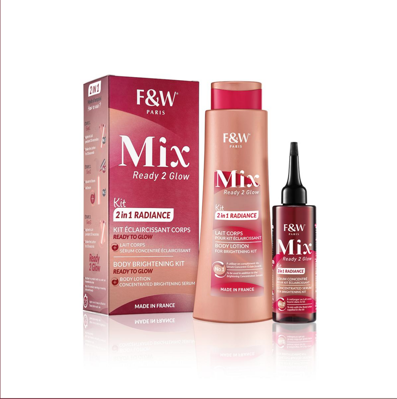 FW MIX Brightening KIT Body lotion and Serum 400ml