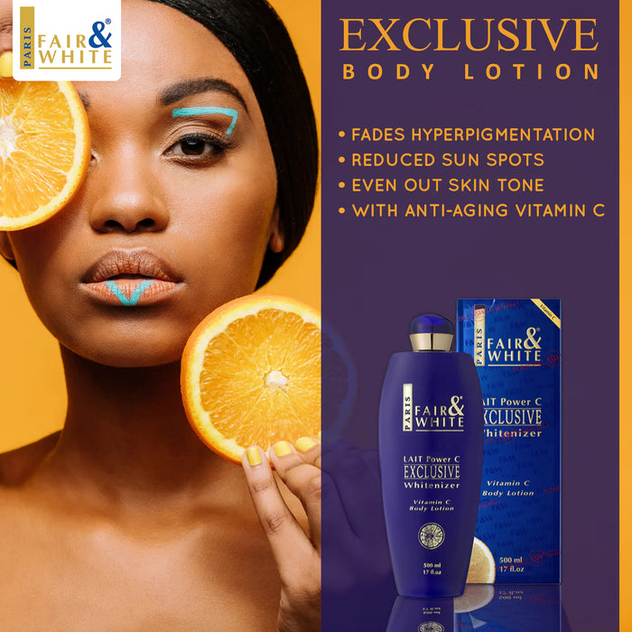 Fair and White Exclusive Purifying Lotion With Pure Vitamin C 250ml