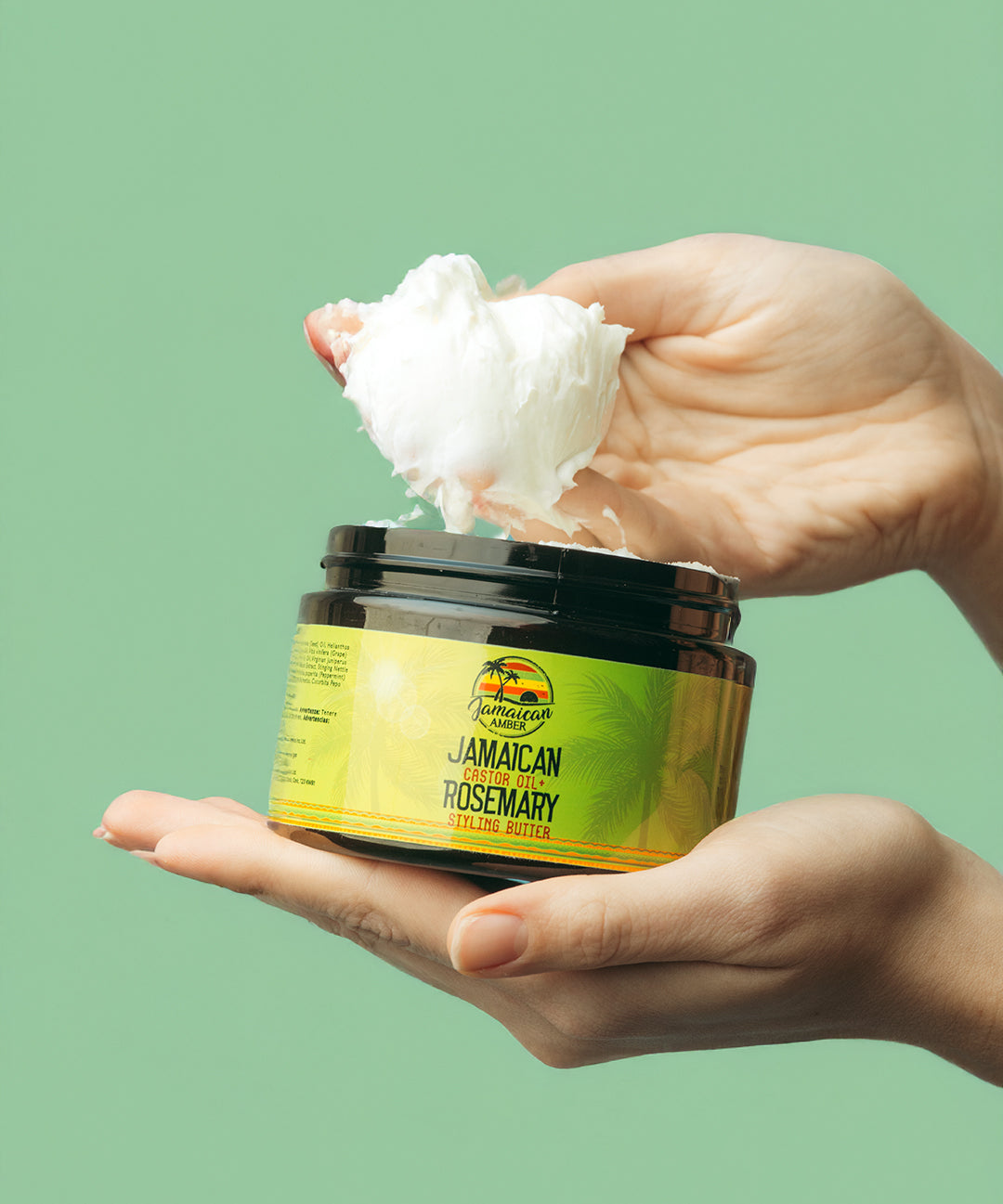 Masque capillaire à l'ambre jamaïcain 12 oz