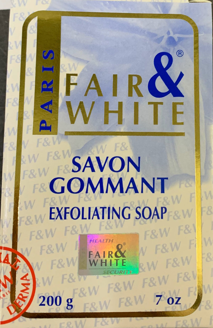Fair and White Savon Exfoliant Blanc Original 200 g 