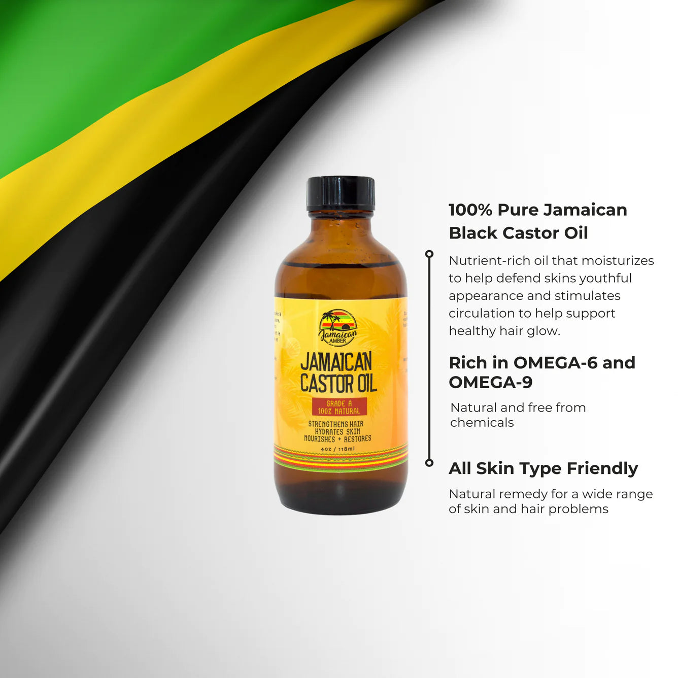 Huile de ricin jamaïcaine 118 ml