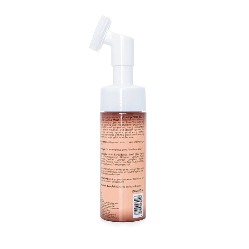 LightenUp Plus Aloe Vera Coconut Foaming Wash 150ml / 5 fl oz