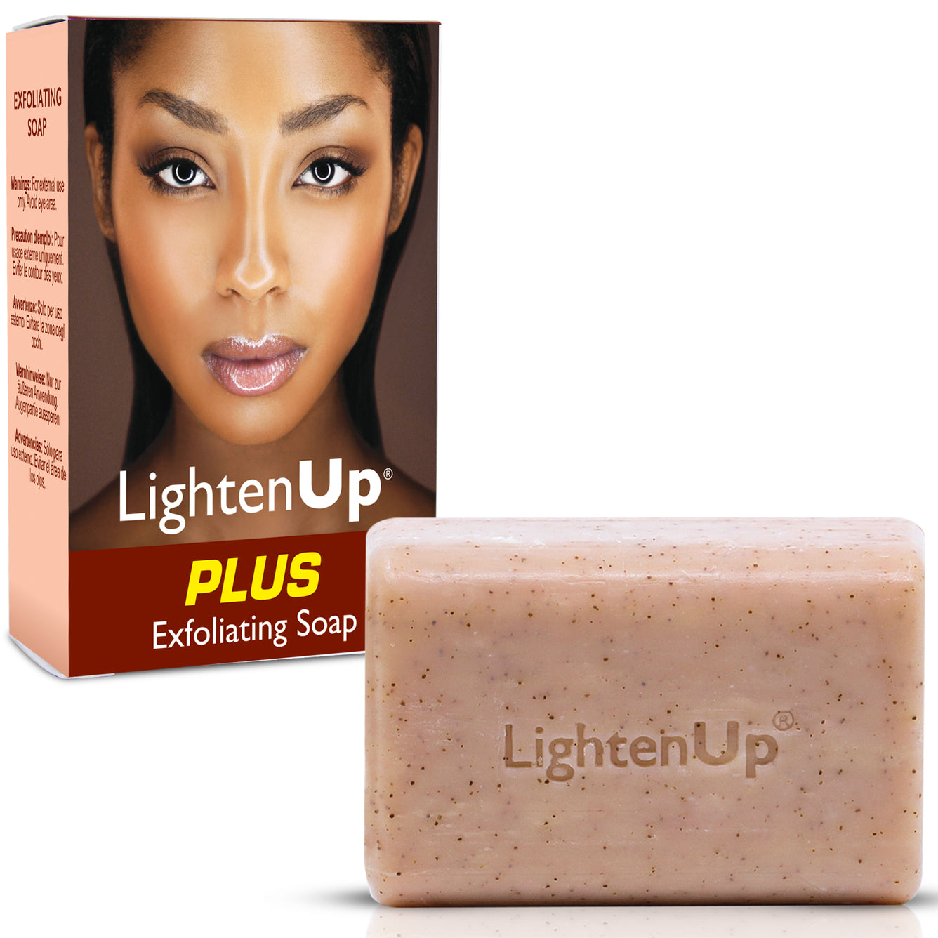 LightenUp Plus Shea Butter Exfoliating Soap 200g / 7.1 fl oz