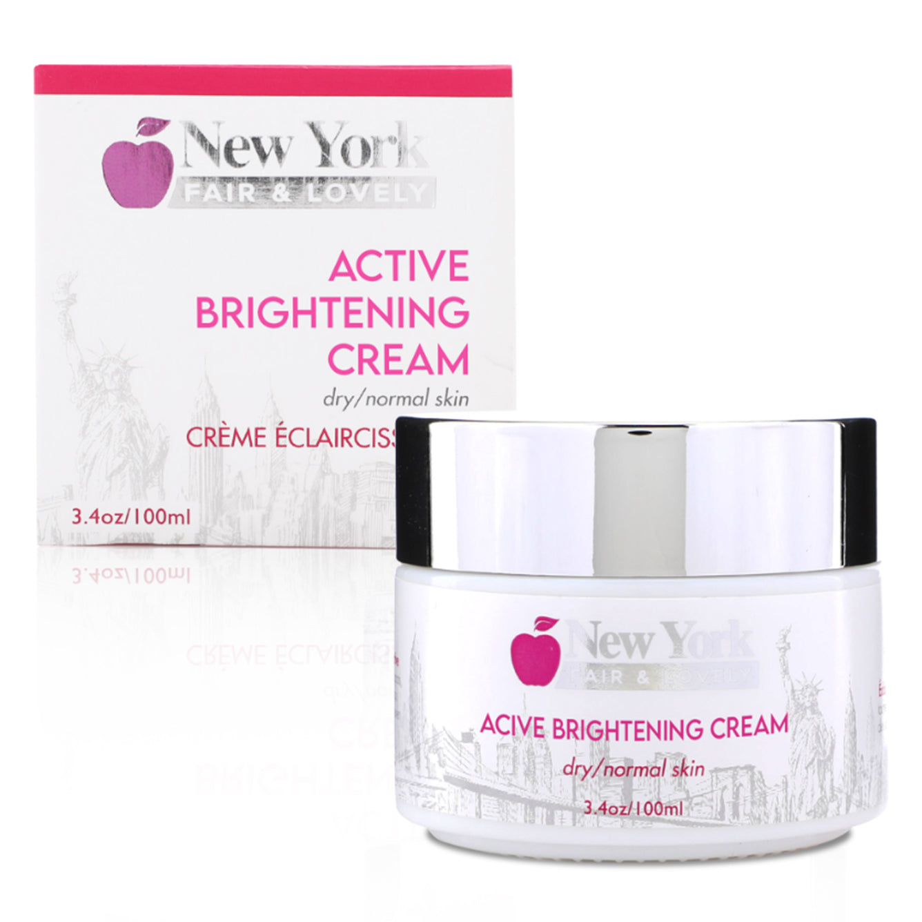 New York Fair & Lovely Active Brightening Cream Jar 100 ML