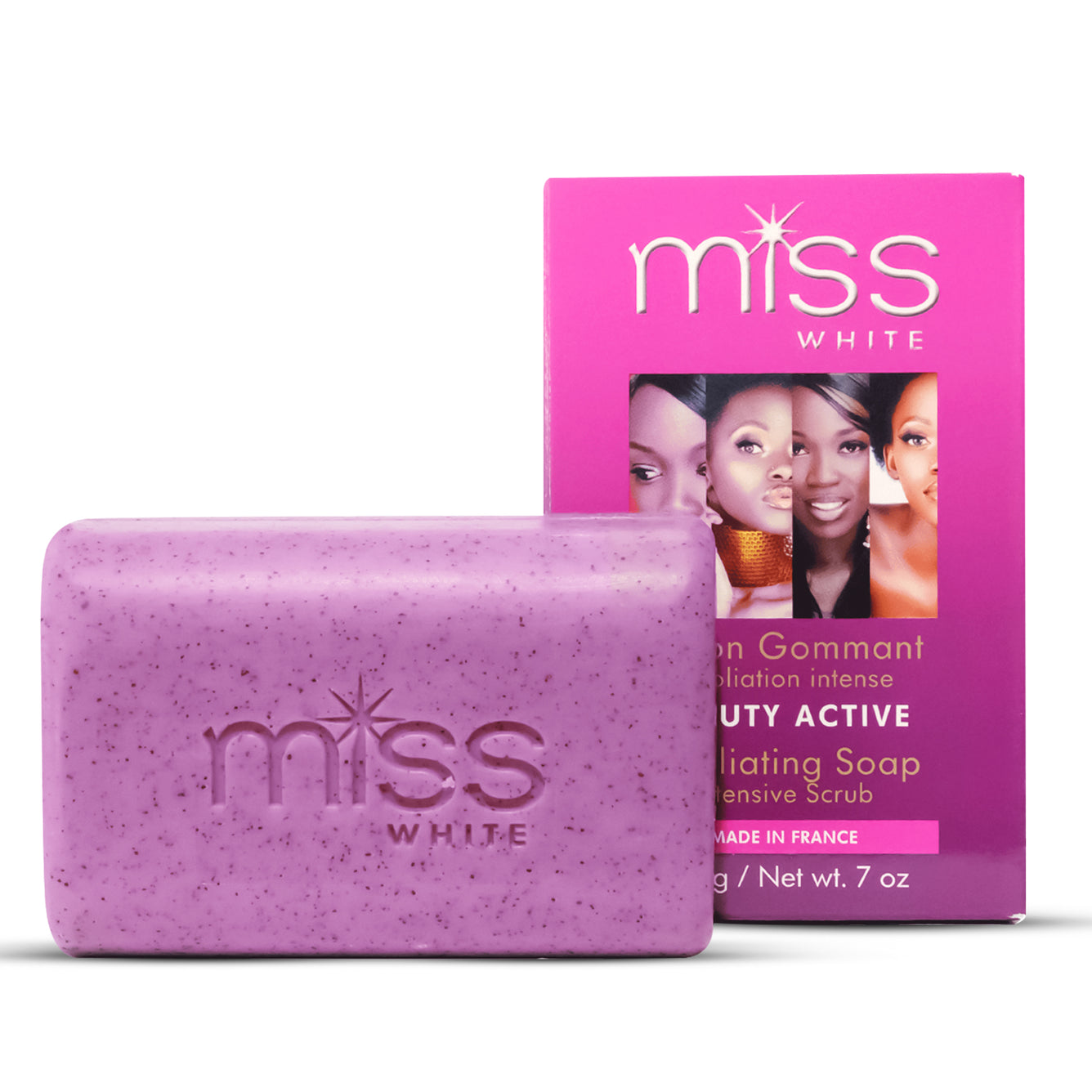 Savon Exfoliant Fair and White Miss White Beauty 200gr 