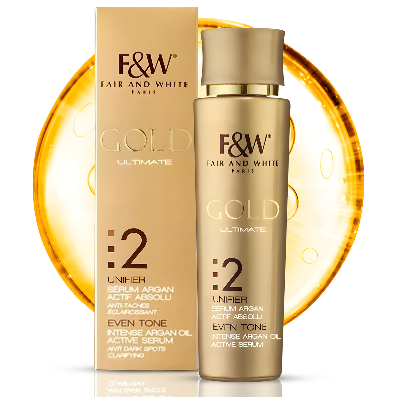 Sérum Actif Intense à l'Huile d'Argan Gold 30 ml 