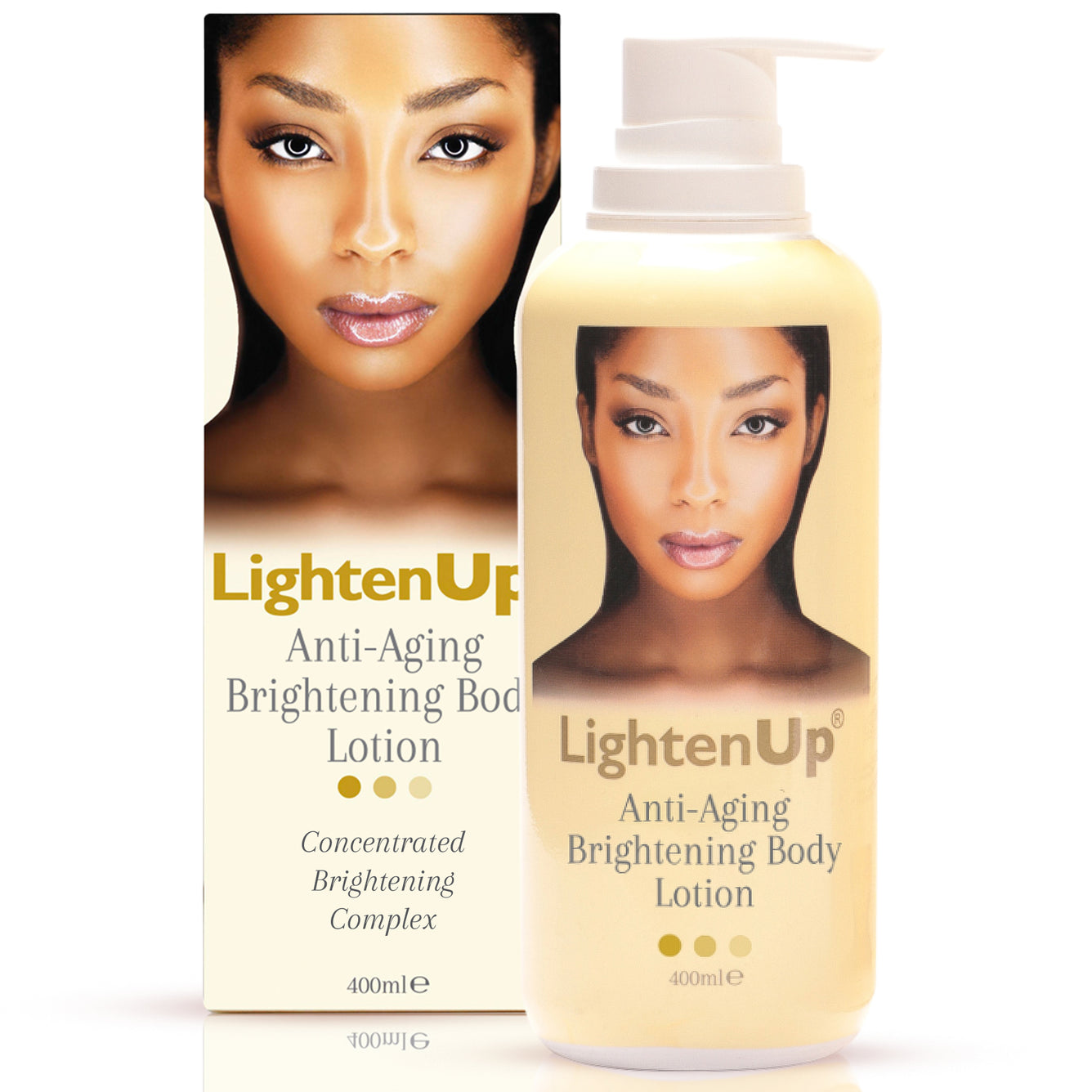 LightenUp GOLD Anti-Aging Brightening Body Lotion 400 ml