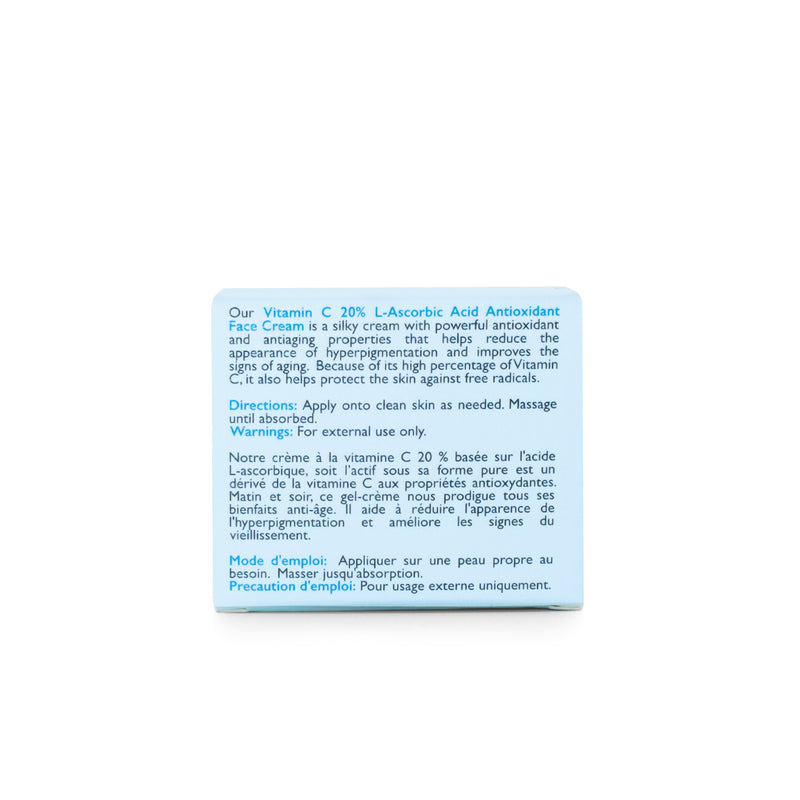 Omic+ Crème Vitamine C 20% Acide L-ascorbique Pot de 50 ml