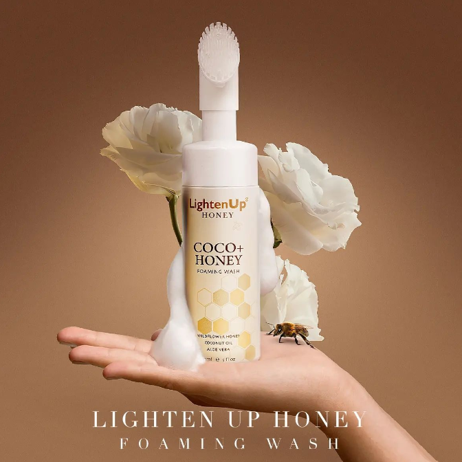 LightenUp Honey Foaming Wash 150ml