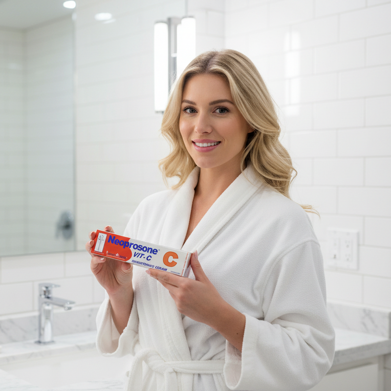 Crème Éclaircissante Néoprosone à la Vitamine C 50g 