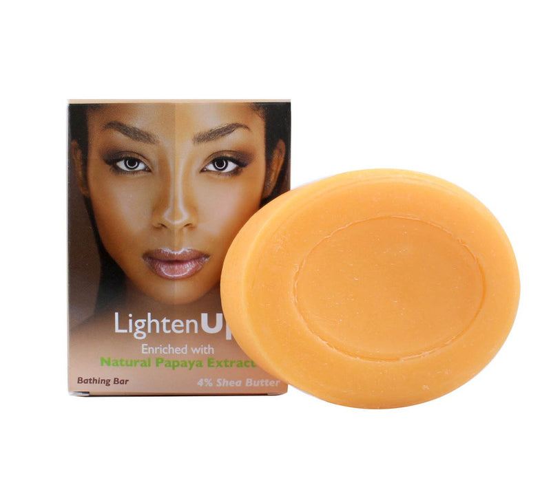 LightenUp Plus Papaya Bathing Bar With Shea Butter 80g / 2.82 fl oz
