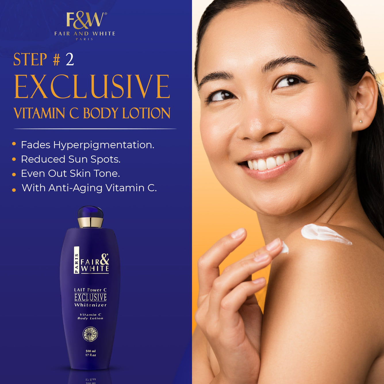 Fair and White Exclusive Vitamin C bundle Mitchell Brands - Mitchell Brands - Skin Lightening, Skin Brightening, Fade Dark Spots, Shea Butter, Hair Growth Products