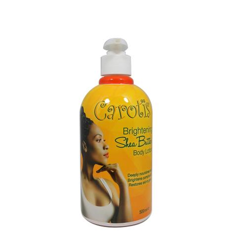 Carotis Lotion corporelle éclaircissante au beurre de karité (avec pompe) 500 ML 